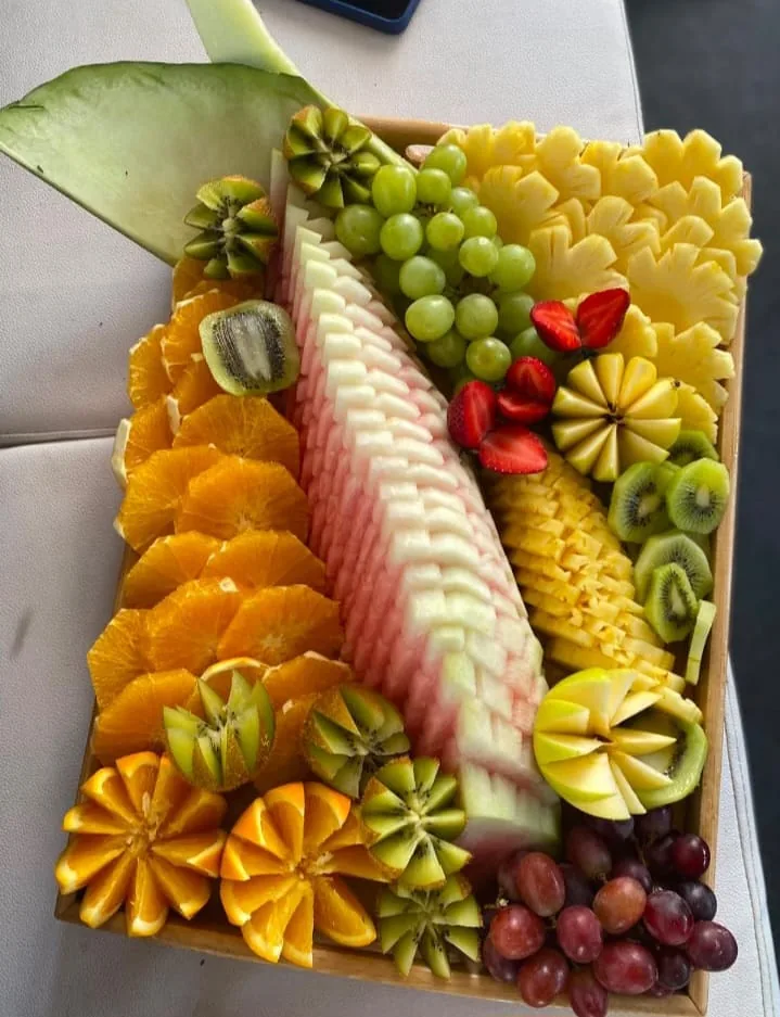À mesa, a bordo - Tábua de fruta